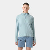 Women's Shine Solen Half-Zip Sun Hoodie