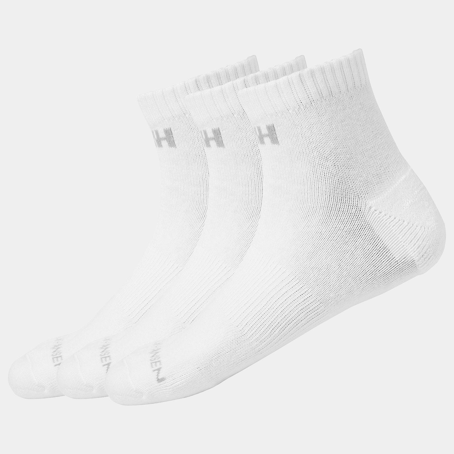 Unisex 3 Pack Quarter Length Socks