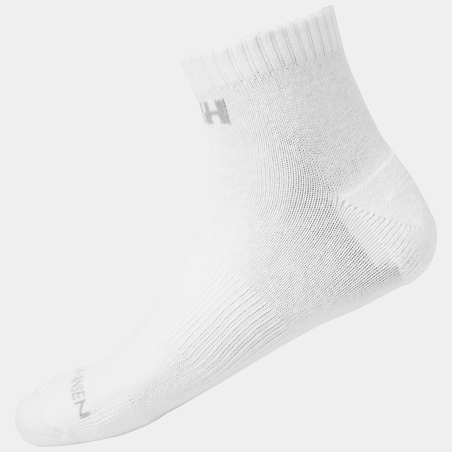 Unisex 3 Pack Quarter Length Socks