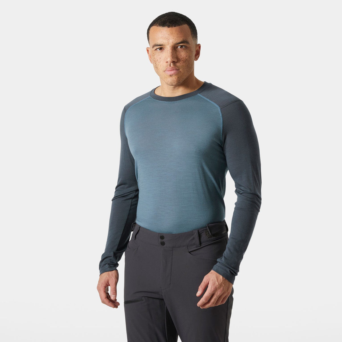 Men¡¯s HH Durawool Crew Long Sleeve
